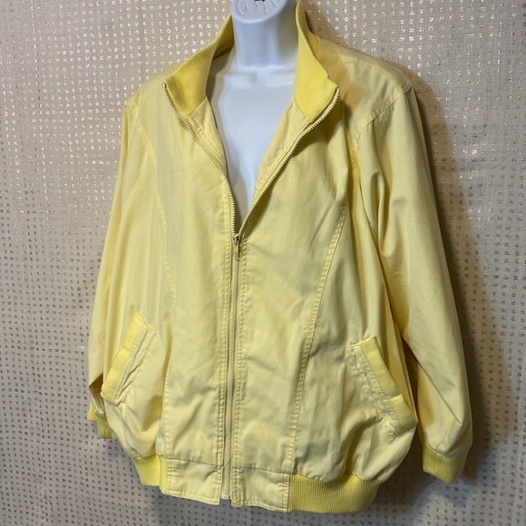 Vintage CBO New York Yellow Zip Up Jacket - Picture 6 of 6